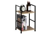 Regál GD-212 OAK, š 29 x hl 24 x v 49, dub/černý kov, 290 Kč